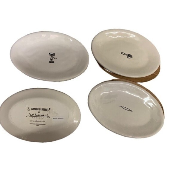 At Home America Vintage Utensils Cooking Serving Plates - Picture 3 of 4